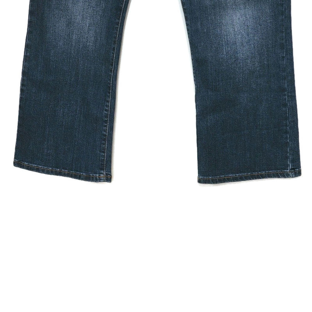 Banana Republic Flare Crop High Rise Medium Wash Blue Classic Denim Jean Size 31 - Picture 5 of 13